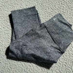 Heathered grey luon lululemon wunder under tight 28”